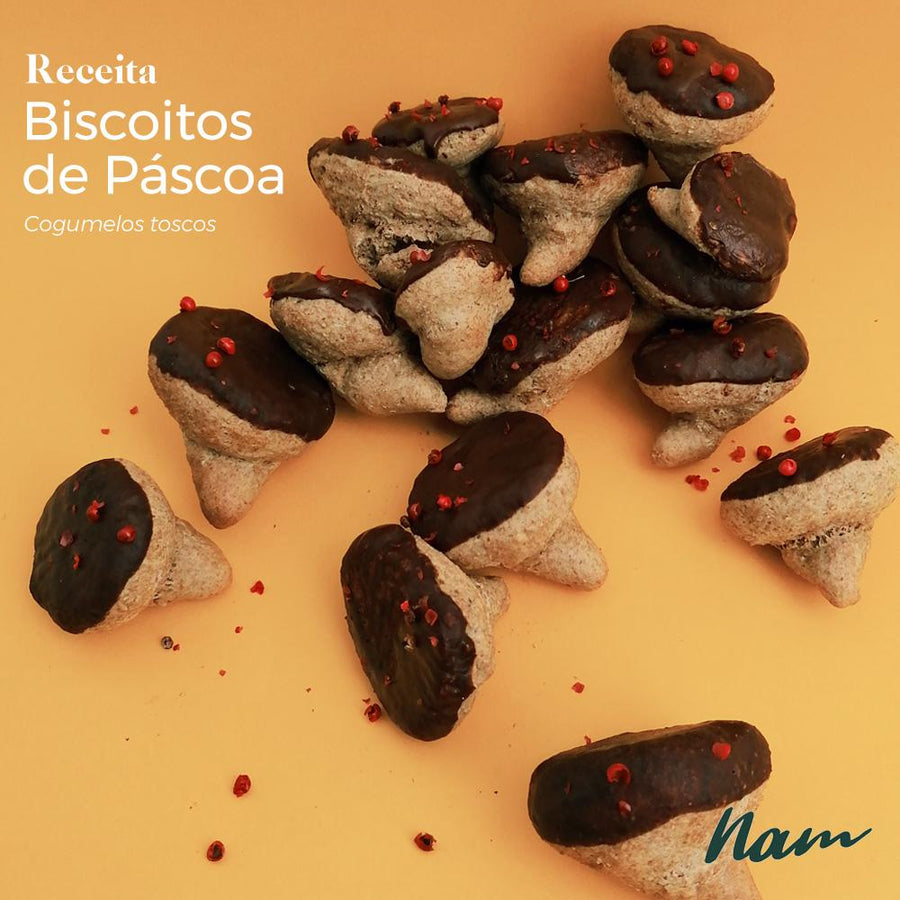 Biscoitos de Páscoa: Cogumelos Toscos