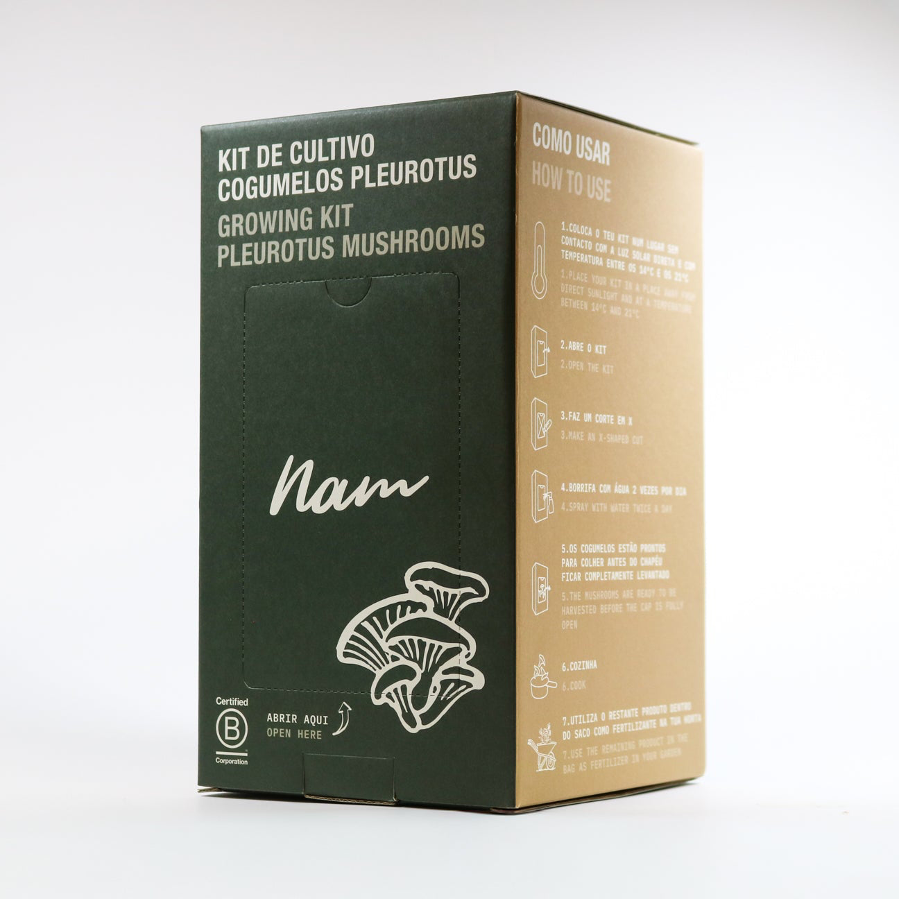 Grow Kit - Cogumelo Pleurotus